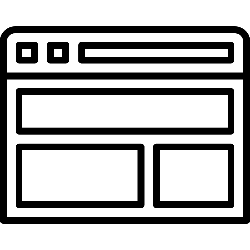 Template layout template learning icon