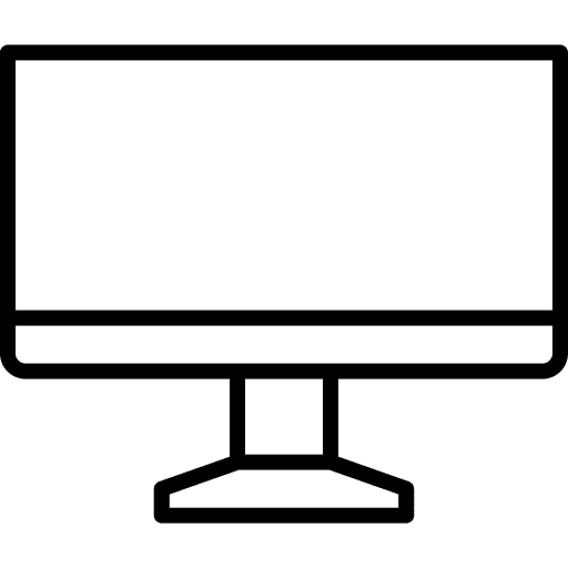 Computer electronics tu tv monitor icon Computer electronics tu tv monitor icon