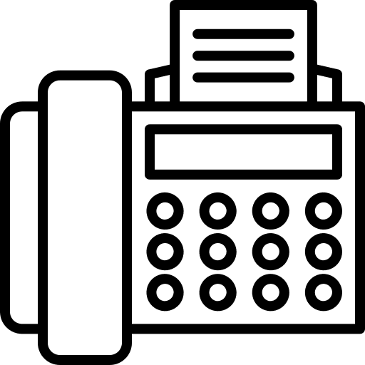 Fax text documents communications icon Fax text documents communications icon
