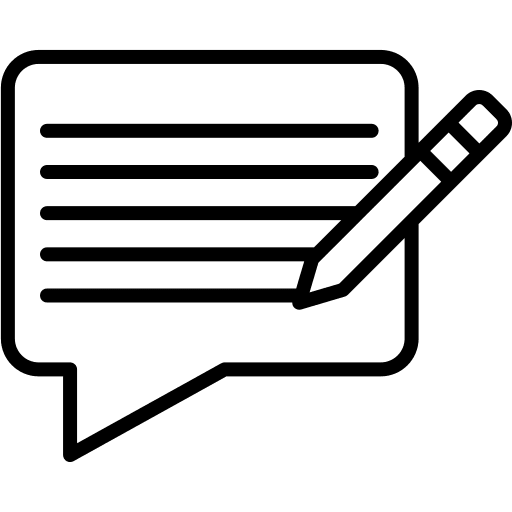 Feedback feedback chat write icon Feedback feedback chat write icon