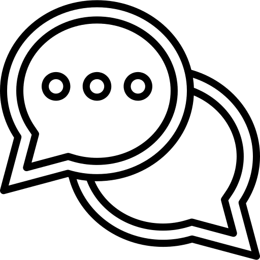 Messaging conversation talk speech icon Messaging conversation talk speech icon