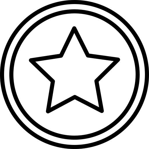 Star star favorite shapes icon