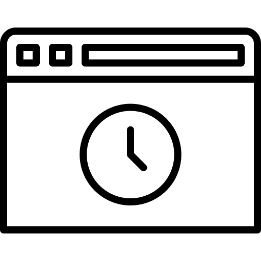 Time education schedule date icon Time education schedule date icon