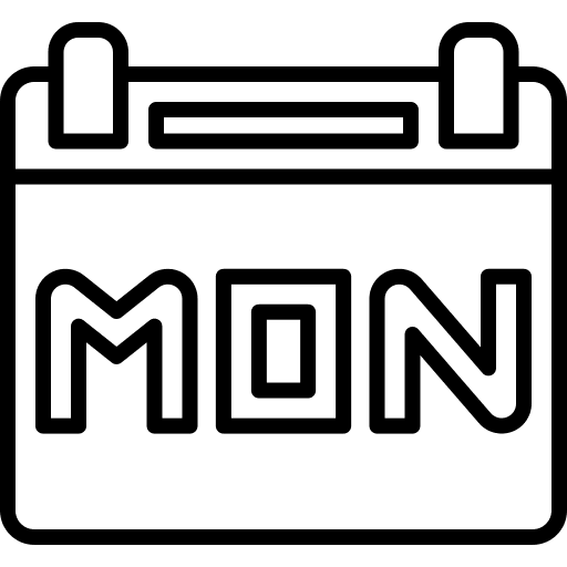 Cyber monday daily calendar cyber monday date icon