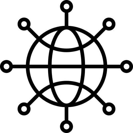 Distribution network earth grid global distribution distribution network icon