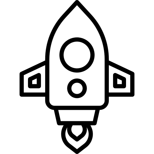 Launch rocket launch transport space shuttle icon
