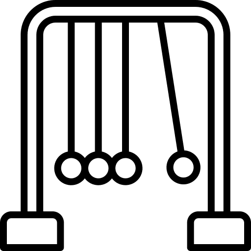 Newtons cradle newtons cradle university learning icon