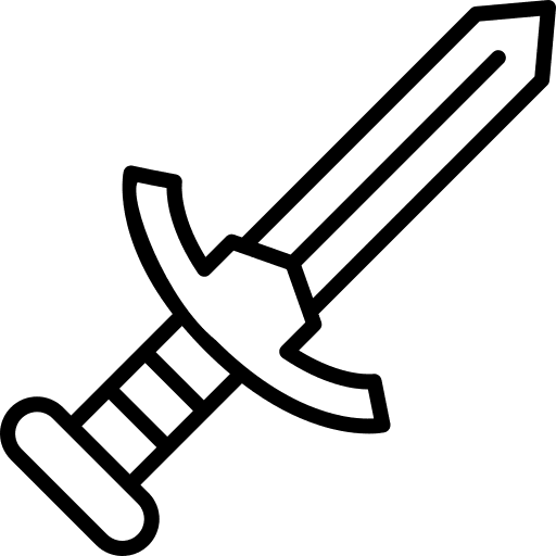 Sword fantasy weapon sword icon
