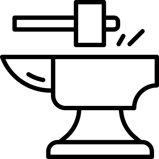 Blacksmith home repair improvement construction icon