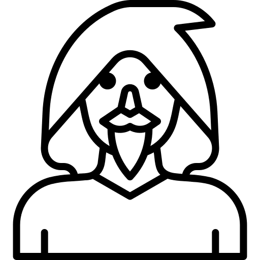 Merlin druid mythological cultures icon