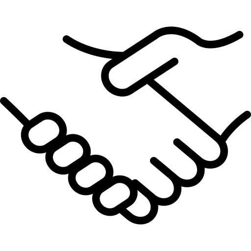 Handshaking equality diversity people icon