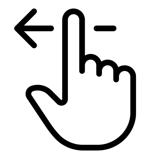 Swipe gesture cursor hand icon Swipe gesture cursor hand icon