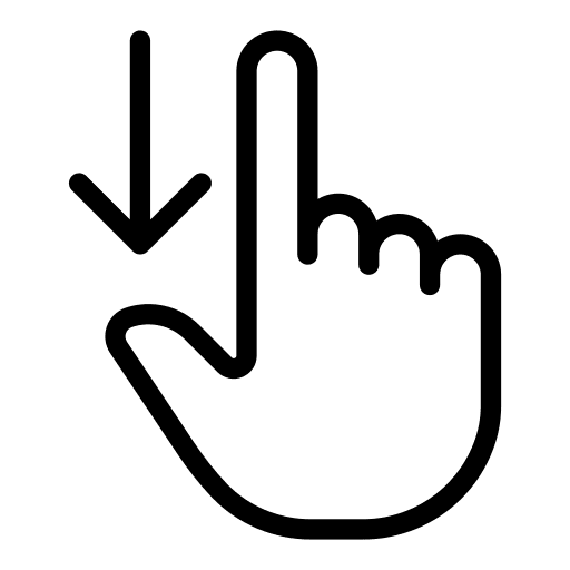 Swipe swipe gesture hands and gestures icon