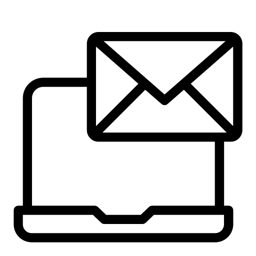 Email communications computer mail icon