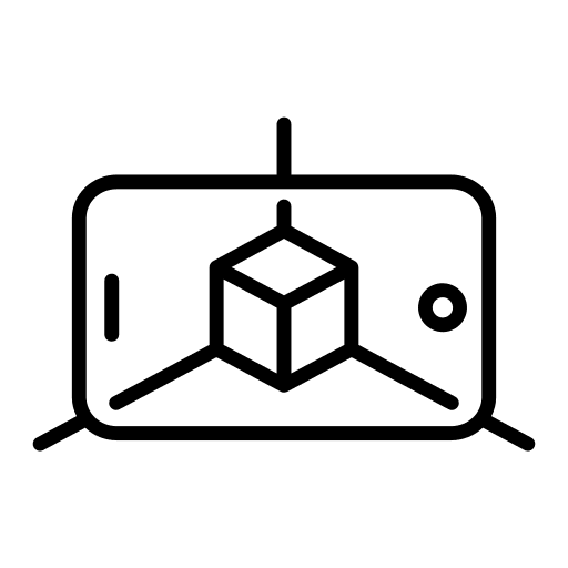 Ar camera augmented reality digital electronics icon