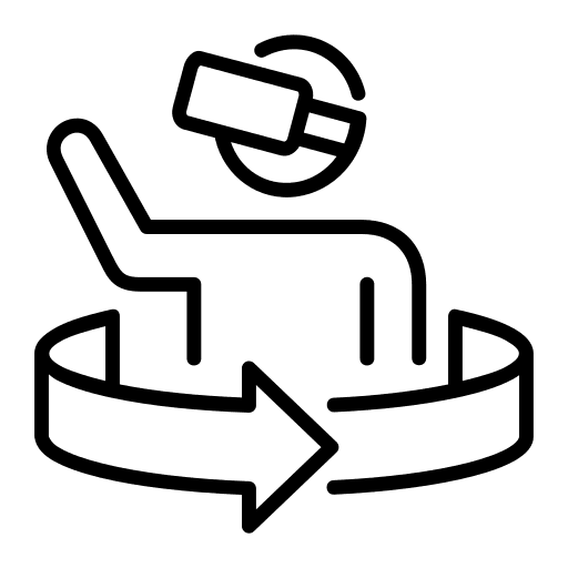 Vr video game gaming virtual tour icon
