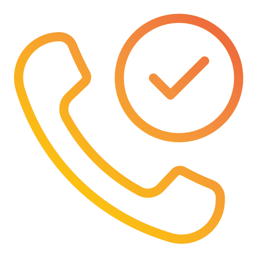 Call communications check support icon