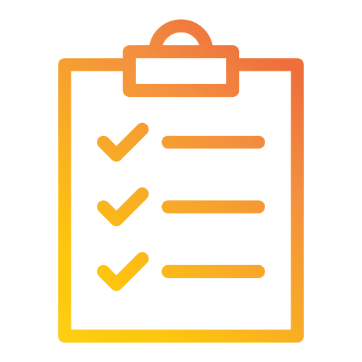 Checklist files and folders protocol planning icon Checklist files and folders protocol planning icon