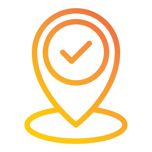 Pin verified marker placeholder icon Pin verified marker placeholder icon