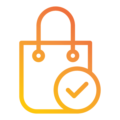 Shopping bag shopper ui order icon