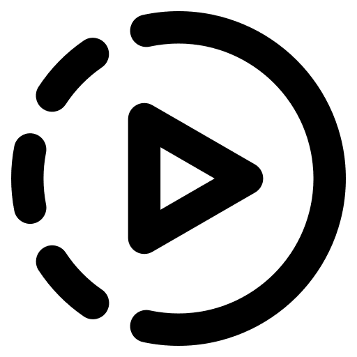 Slow motion multimedia option slow motion interface icon