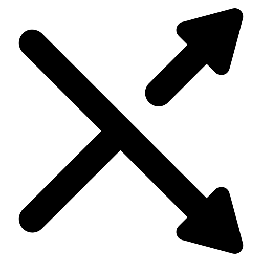 Shuffle shuffle interface sign icon Shuffle shuffle interface sign icon
