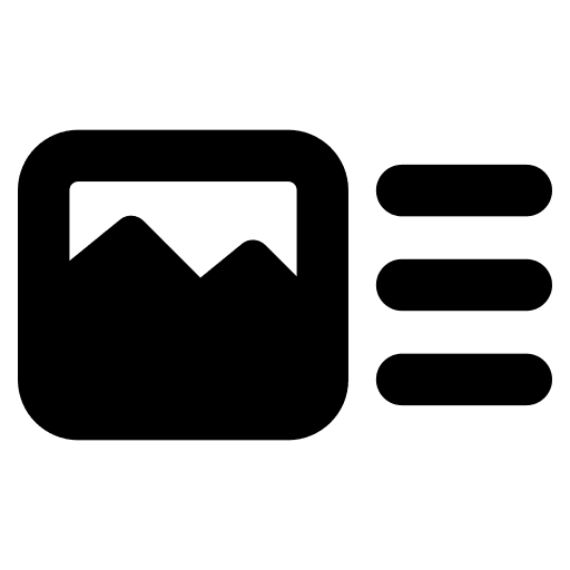 Image menu post picture icon