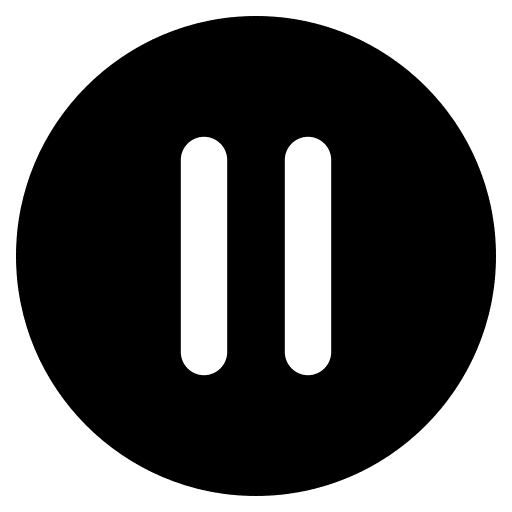 Pause play ui interface icon