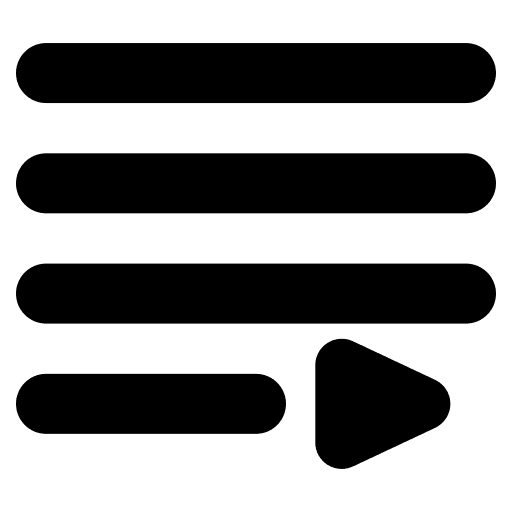 Playlist list song interface icon
