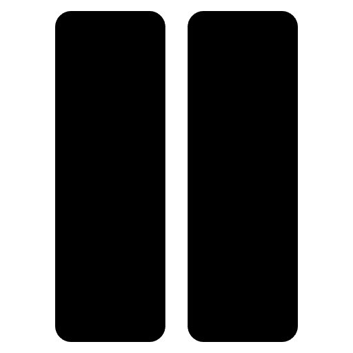 Pause music player music and multimedia interface icon Pause music player music and multimedia interface icon
