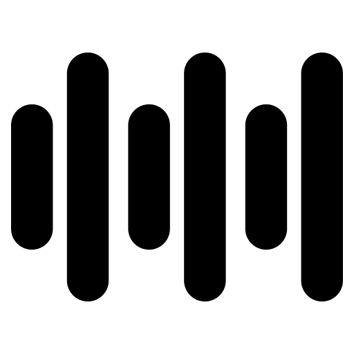 Equalizer interface music and multimedia ui icon Equalizer interface music and multimedia ui icon