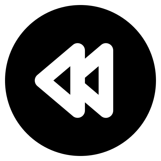 Rewind interface arrows direction icon Rewind interface arrows direction icon