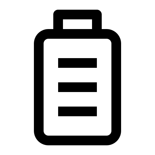 Battery ui charge battery level icon
