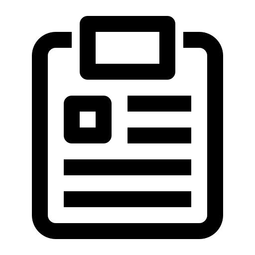 Clipboard clipboard report files and folders icon