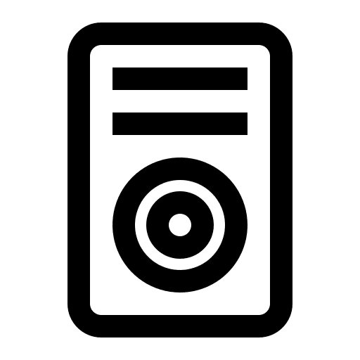 Loud speaker volume audio media player icon