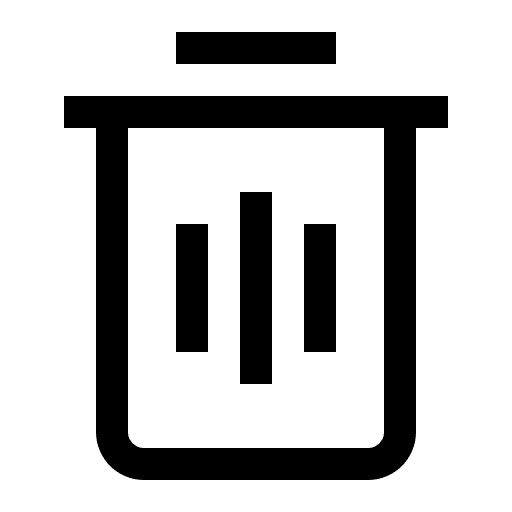 Trash bin garbage ui basket icon Trash bin garbage ui basket icon