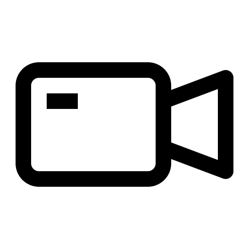 Video camera film cinema ui icon