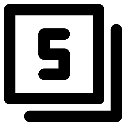 Five symbols shapes and symbols buttons icon