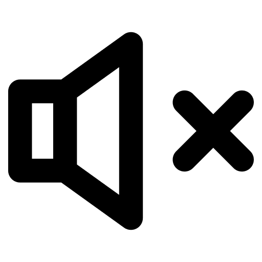Mute sound volume ui icon
