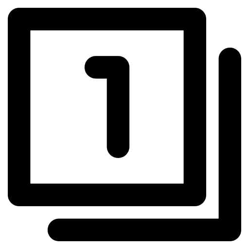 One symbols shapes and symbols 1 icon