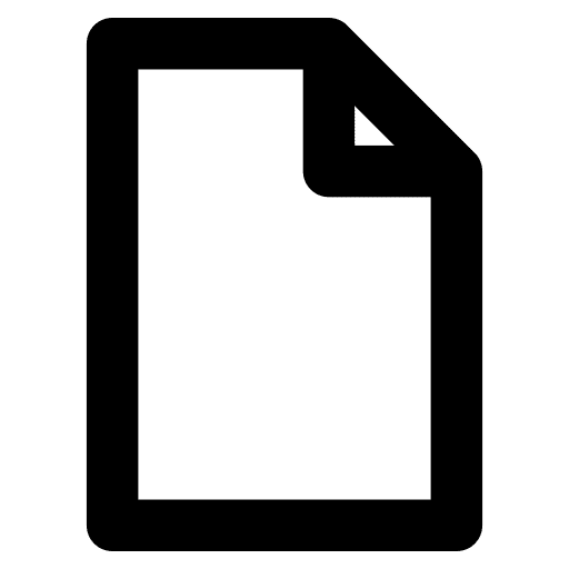 Paper new document blank page files and folders icon