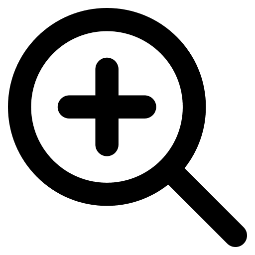 Zoom in user interface bigger ui icon