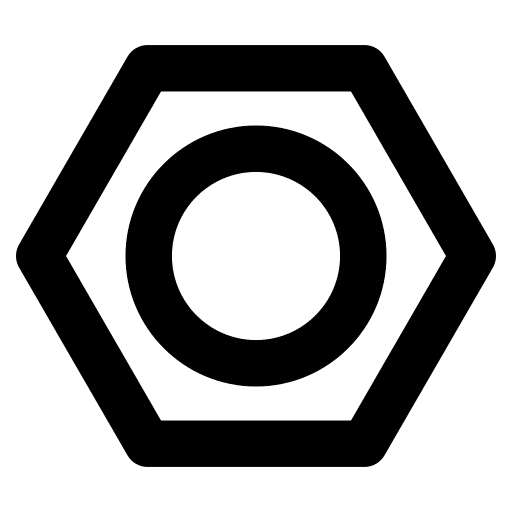 Setting metal gear button configuration icon Setting metal gear button configuration icon