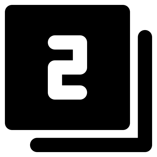 Two shapes and symbols buttons two icon
