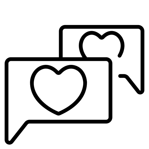 Chat chat like message icon Chat chat like message icon