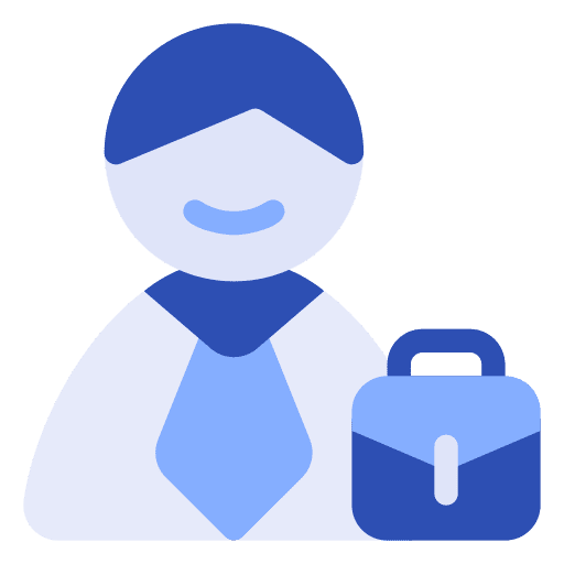 Employee businessman avatar worker icon Employee businessman avatar worker icon