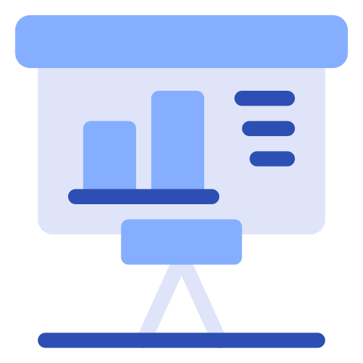 Presentation bar chart marketing graphic icon Presentation bar chart marketing graphic icon