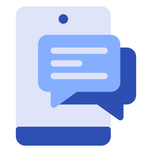 Smartphone communications electronics message icon Smartphone communications electronics message icon