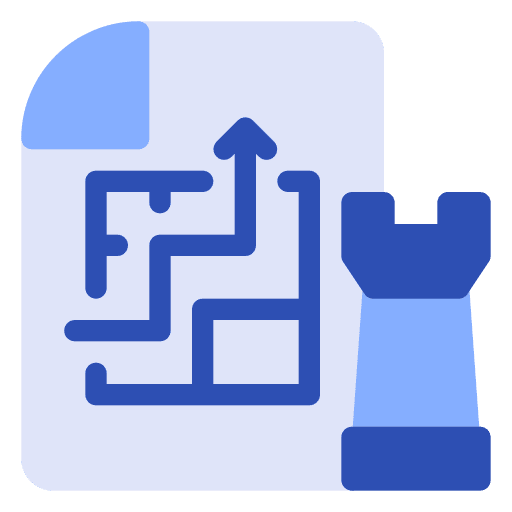 Strategy chess piece tactics strategy icon Strategy chess piece tactics strategy icon