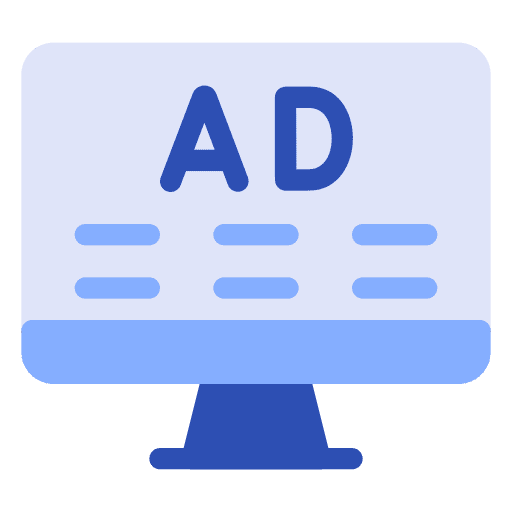 Computer computer advertisement marketing icon Computer computer advertisement marketing icon